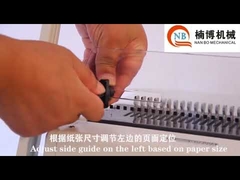 Electric Cuontertop Wire Binding Machine Single Spiral Type