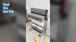 CK-620G हेवी ड्यूटी पेपर पंचिंग और वायर क्लोजिंग मशीन