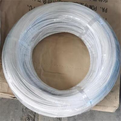 सफेद 0.8 मिमी 0.9 मिमी थोक उच्च गुणवत्ता वाली ब्रा वायर नायलॉन लेपित ब्रा स्विमवियर वायर